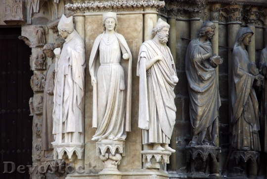 Devostock Reims Cathedral Pilaster 1417998