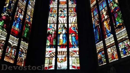 Devostock Religion Church Stained Glass