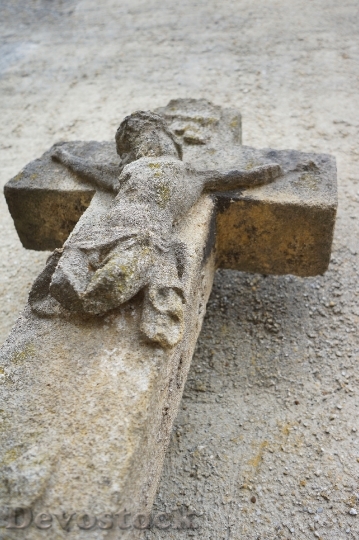 Devostock Religion Crucifix Cross Torso