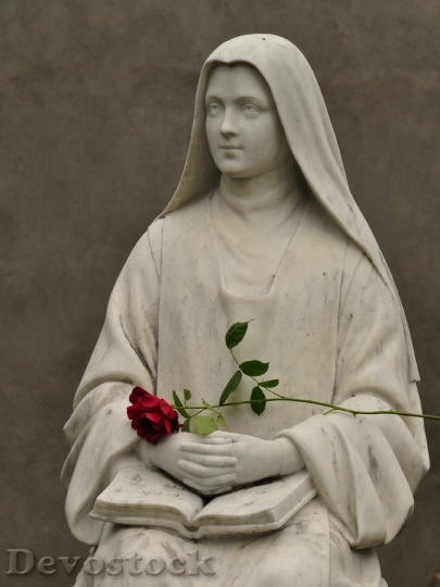 Devostock Religious Statue Lourdes Religion