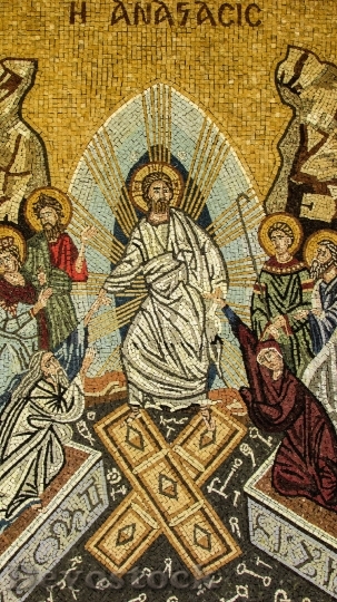 Devostock Resurrection Mosaic Church Orthodox