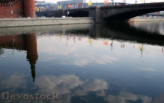 Devostock River Moscow Russia Water 0