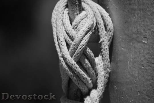 Devostock Rope Knot Flag Pole