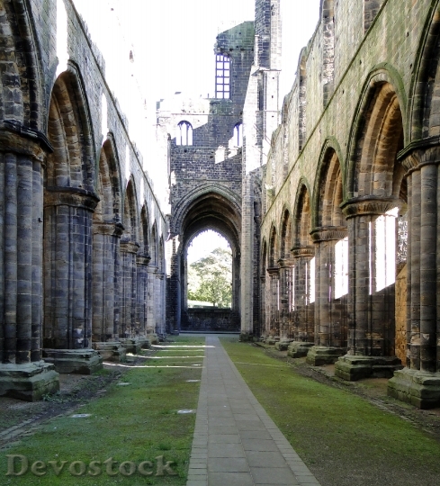 Devostock Ruin Church England Historically