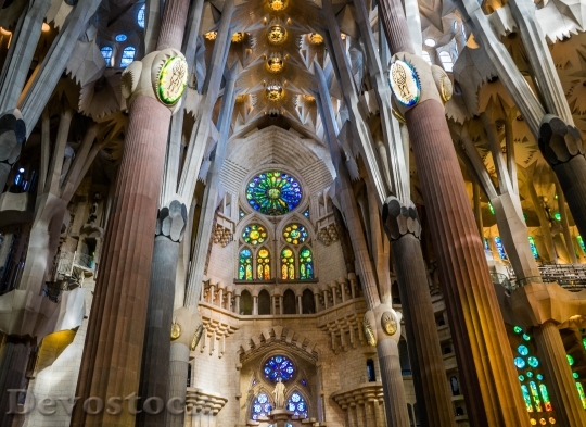 Devostock Sagrada Familia Cathedral Barcelona 12