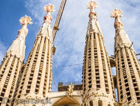 Devostock Sagrada Familia Cathedral Steeple