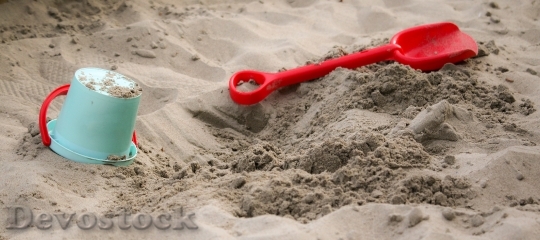 Devostock Sandbox Children Child Sand