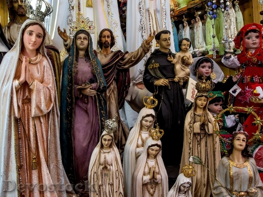 Devostock Santos Virgin Maria Jesus