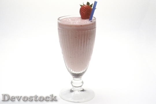 Devostock Shake Milk Beverage Strawberry