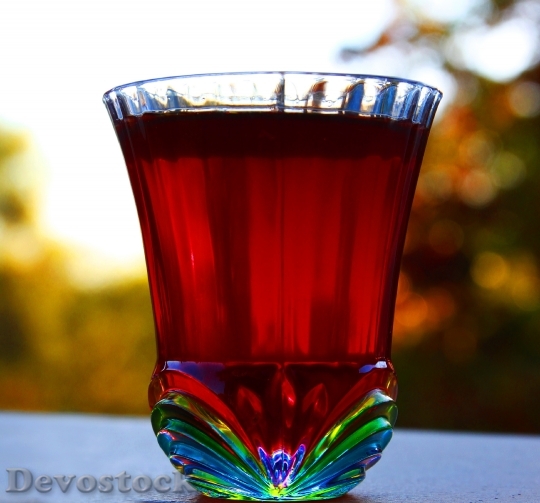 Devostock Shot Glass Colored Glass