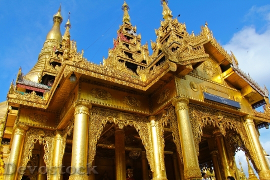 Devostock Shwedagon Pagoda Pagoda Popular
