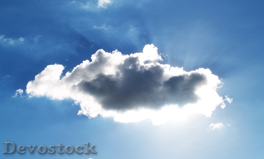 Devostock Sky Cloud Blue Background 10