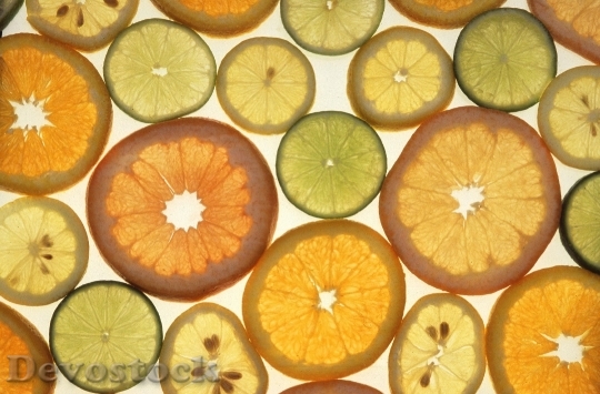 Devostock Slices Citrus Fruits Orange