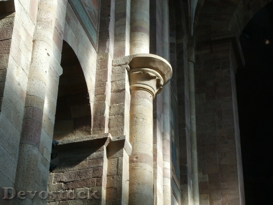 Devostock Speyer Dom Interior Romanesque