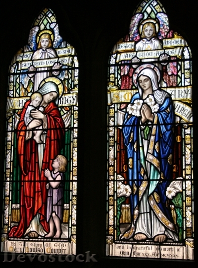 Devostock St Mary Stained Glass