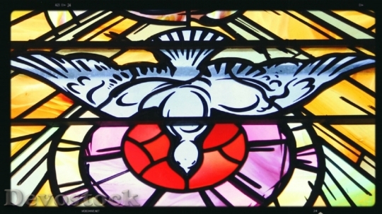Devostock Stained Glass Christianity Worship