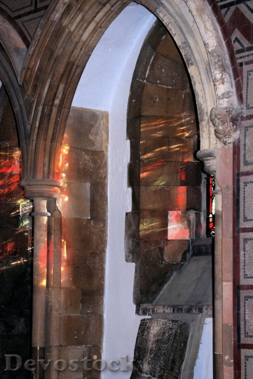 Devostock Stained Glass Church Window 2