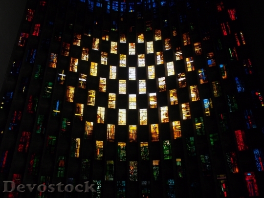 Devostock Stained Glass Coventry Cathedral