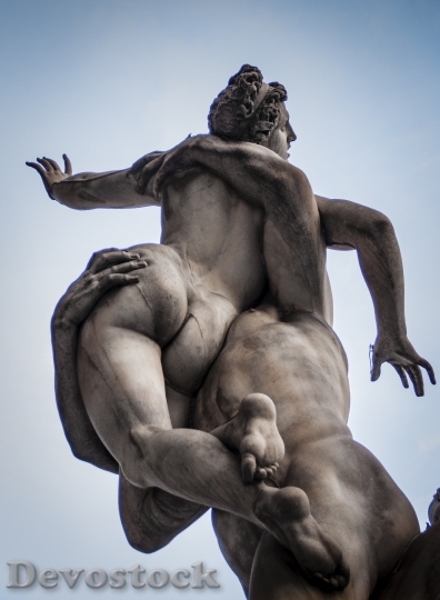 Devostock Statue Italy Sabinas Monument