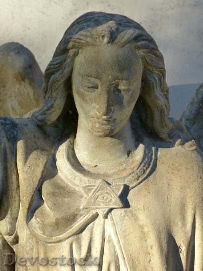 Devostock Statue Woman Religion Lady
