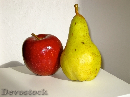 Devostock Still Life Apple Pear