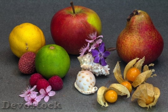Devostock Still Life Fruits Apple