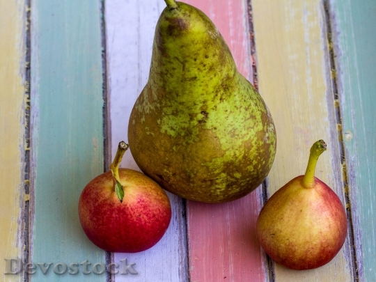 Devostock Still Life Pears Fruit