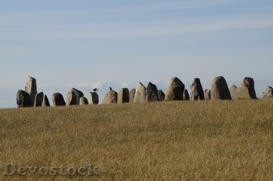 Devostock Stones Stone Ship Sacred
