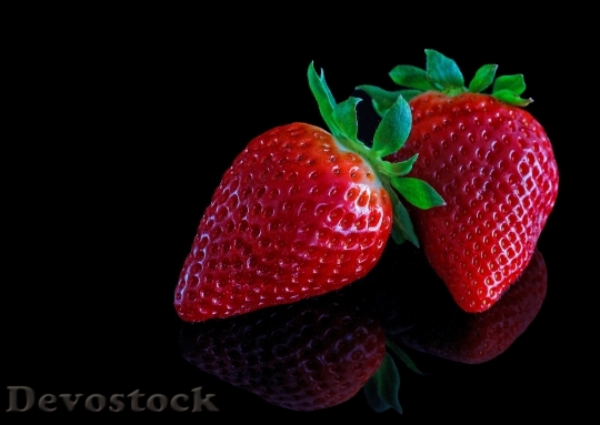 Devostock Strawberries Berries Red Fruit