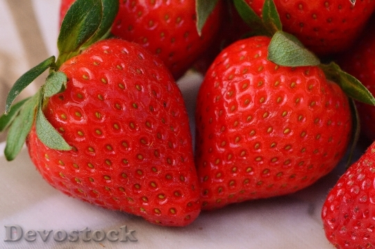 Devostock Strawberries Fruit Close Fruits 19