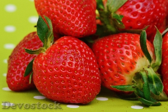 Devostock Strawberries Fruit Close Fruits 21