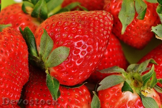 Devostock Strawberries Fruit Close Fruits 27