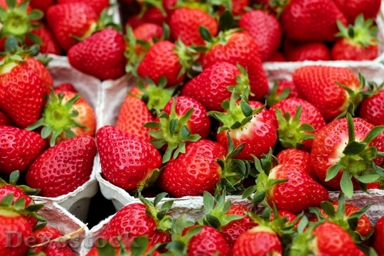 Devostock Strawberries Fruit Red Sweet 1