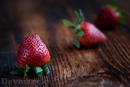 Devostock Strawberries Fruit Soft Fruit