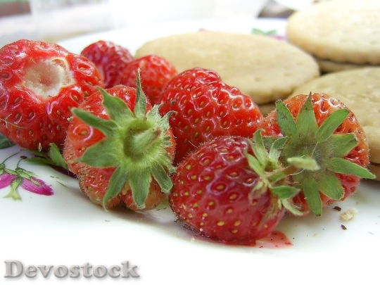 Devostock Strawberries Fruit Vitamins 428090