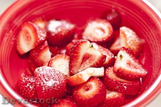 Devostock Strawberries Red Fruit Ripe