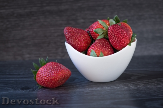 Devostock Strawberries Red Ripe Frisch 0