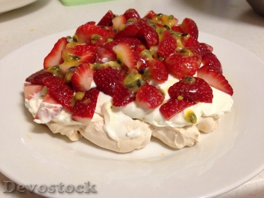 Devostock Strawberry Dessert Passion Fruit