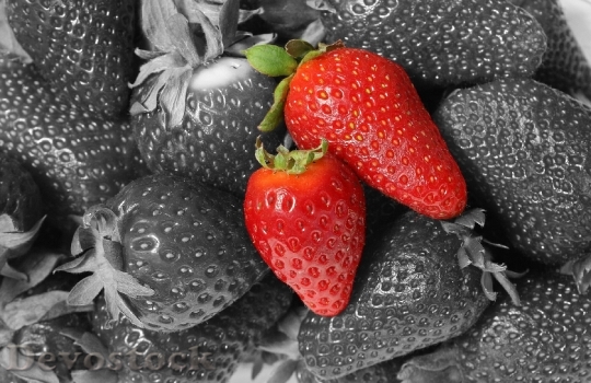 Devostock Strawberry Fruit Food Vitamins 0