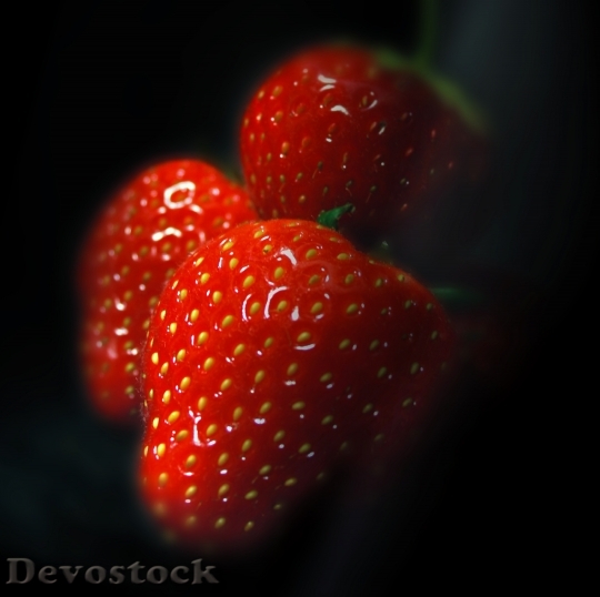 Devostock Strawberry Fruit Red Sweet