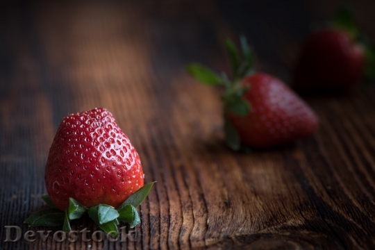Devostock Strawberry Red Soft Fruit
