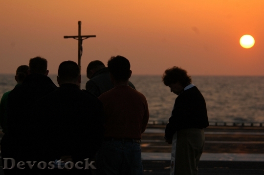 Devostock Sunrise Religion Faith Easter