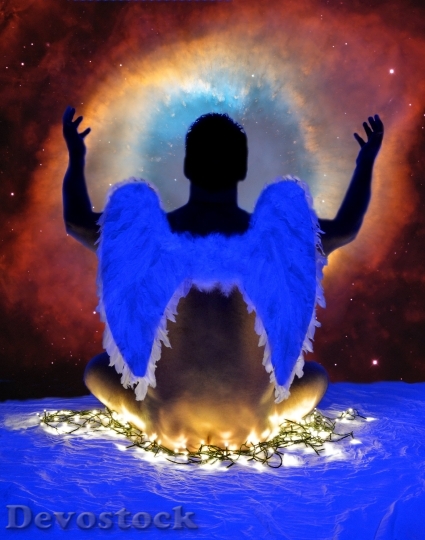 Devostock Supernova Angel Worship Cosmic