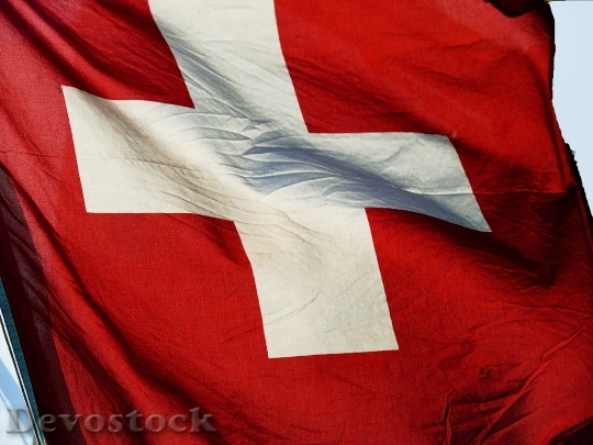 Devostock Swiss Flag Switzerland Banner