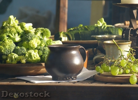 Devostock Table Ceramic Food Krug