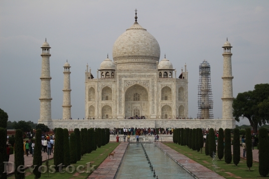 Devostock Taj Mahal India Agra 9