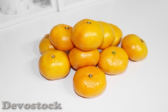 Devostock Tangerine Mandarin Fruit Food