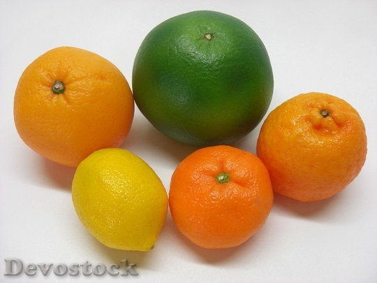 Devostock Tangerine Orange Lemon Citrus