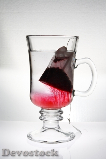 Devostock Tea Glass Red Fruit