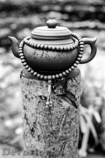 Devostock Teapot Mala Praying Beads